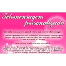 Telemensagem Personalizada